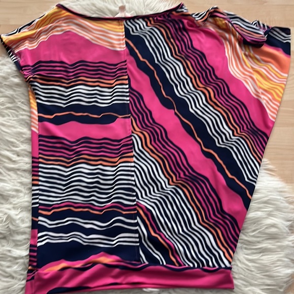 Tori Richard Womens Asymmetrical Top XXS - Picture 4 of 4